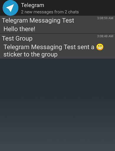 Unofficial Telegram Widget 2 تصوير الشاشة