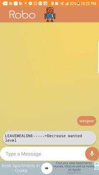 Cheats for GTA VC Guide - Robo ChatBot screenshot 3