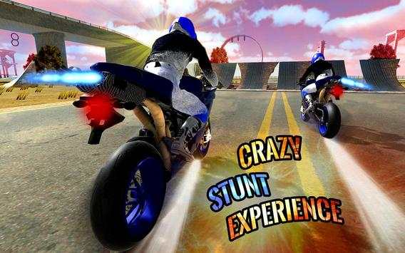 Crazy Bike Rider Stunt Race 3D screenshot 7