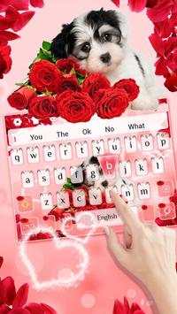 Dog Rose Keyboard Theme screenshot 1