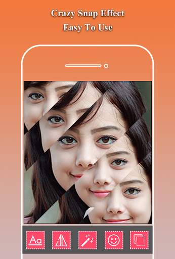 crazy snap magic mirror effect Slice Photo editor 3 تصوير الشاشة
