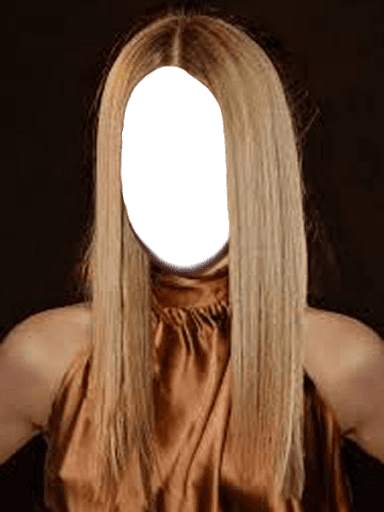 Straight Hair Style Photo Montage скриншот 1