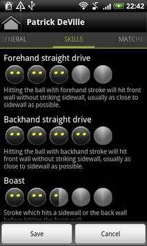 Squash player screenshot 3