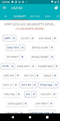 Addis Zena | Ethiopian News screenshot 4