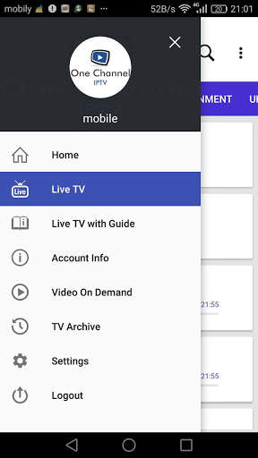 One Channel IPTV स्क्रीनशॉट 6