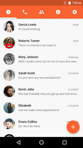 Messenger App - Material UI Template screenshot 2