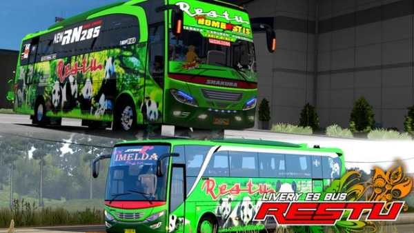 Livery Es Bus Restu screenshot 1