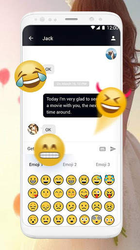 Pink Girl Keyboard Theme screenshot 4