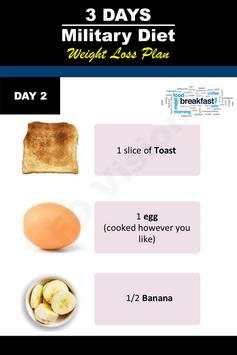 3 Days Military Diet Weight Loss Plan screenshot 2