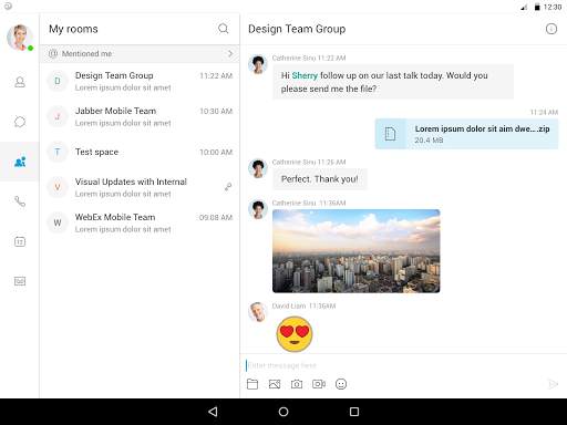 Cisco Jabber pour Android screenshot 12