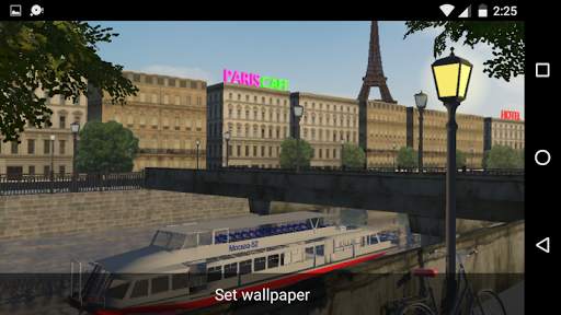 Paris Bridge 3D Live Wallpaper screenshot 7
