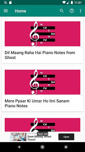 Sargam and Western Piano Notes screenshot 2