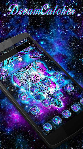Dark Galaxy Dream Catcher Theme screenshot 3