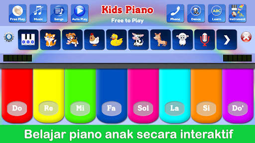 Kids Piano Indonesia screenshot 1