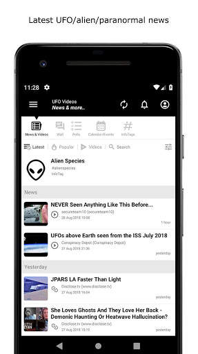UFO Videos, News & more... screenshot 1