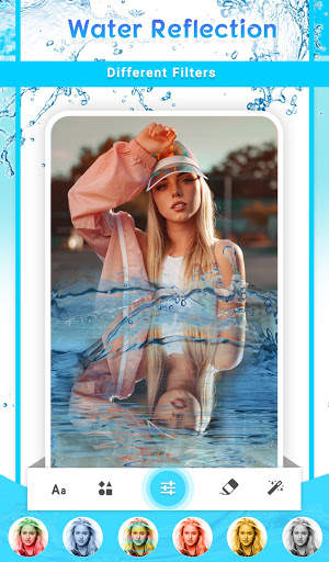 Water Reflection Photo Effect 2 تصوير الشاشة