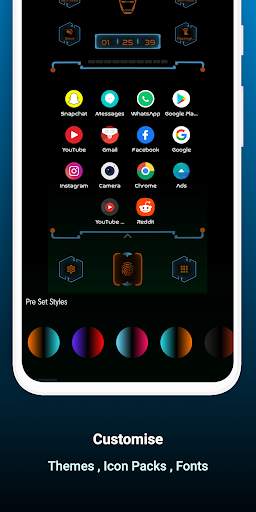 Neo Launcher Hyperion Scifi screenshot 4