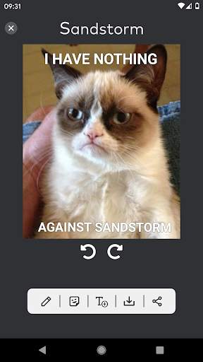 Sandstorm: Meme Maker screenshot 2
