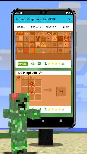 Addons Morph mod for MCPE screenshot 3