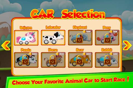 Unicorn Racing Cars Animals Vroom screenshot 2