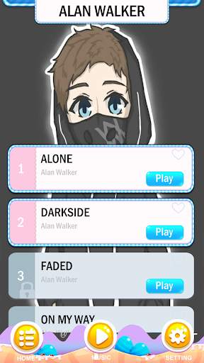Alan walker Piano Tiles screenshot 1