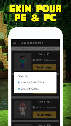 SkinsCraft - Skins pour Minecraft PE gratuit screenshot 3