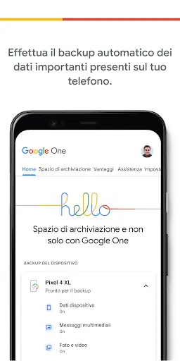 Google One screenshot 1
