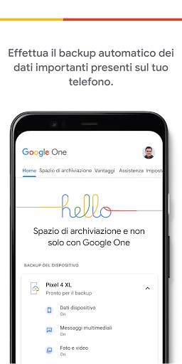 Google One screenshot 1
