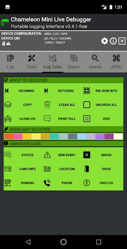 Chameleon Mini Live Debugger (Paid Version) screenshot 5