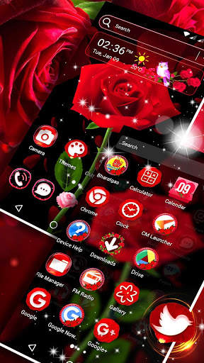 Rose Launcher Theme screenshot 3