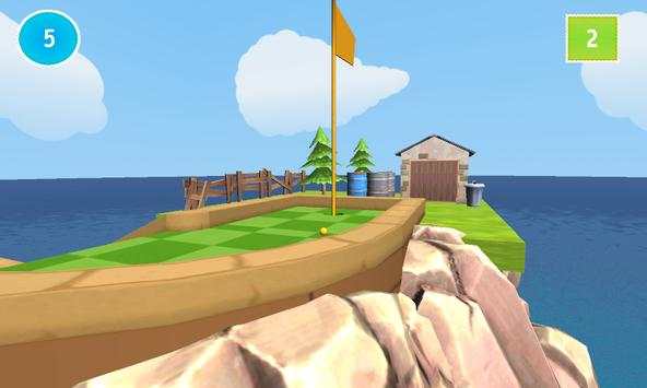 cartoon mini golf games 2 3D screenshot 4