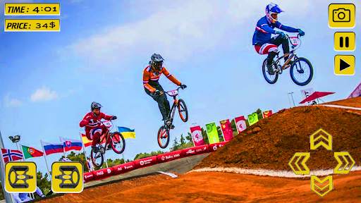 BMX Bicycle Rider 3D - PVP Race Cycle Racing Games screenshot 4