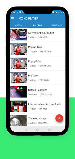 MX HD PLAYER-FOLDER HD VIDEO PLAYER 2 تصوير الشاشة