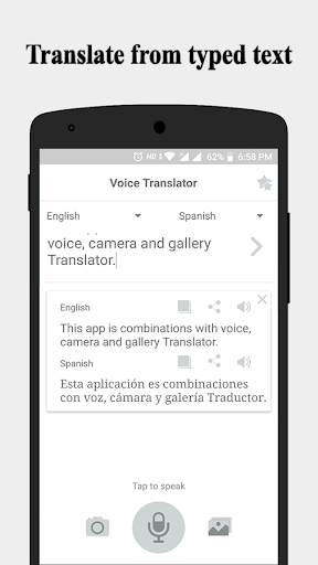 Voice Translator - Camera, Text screenshot 2
