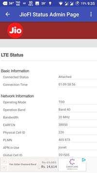 Jiofi Status screenshot 2