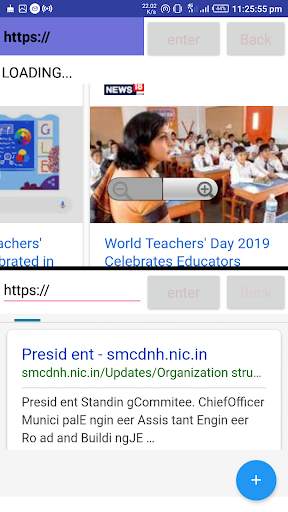 Double Browser- 2 in 1 multi window browser app. screenshot 2