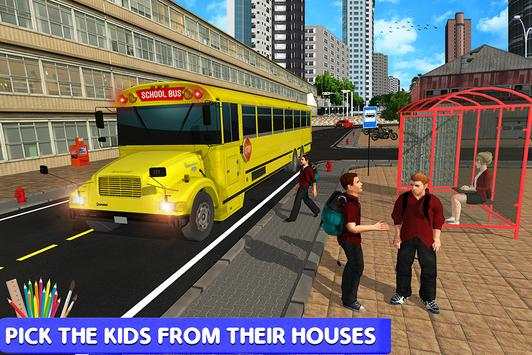 High School Bus Simulator: City Bus Driving screenshot 11