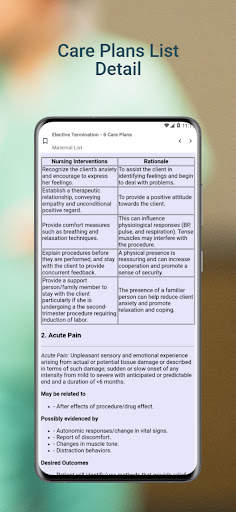 Nursing Care Plans List screenshot 5