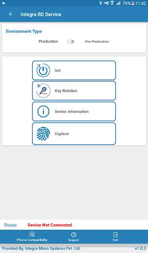 Integra RD Service screenshot 1