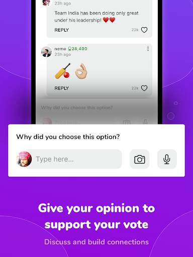 Koral - Ask Polls, Discuss on Polls, Earn Rewards स्क्रीनशॉट 10