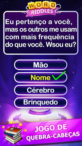 Word Riddles - Jogos de palavr screenshot 3