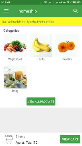 Homeship - Online Grocery Shop screenshot 1