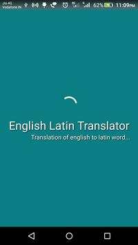 English Latin Translator screenshot 1