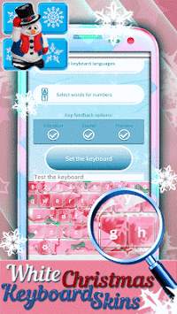 White Christmas Keyboard Skins screenshot 3