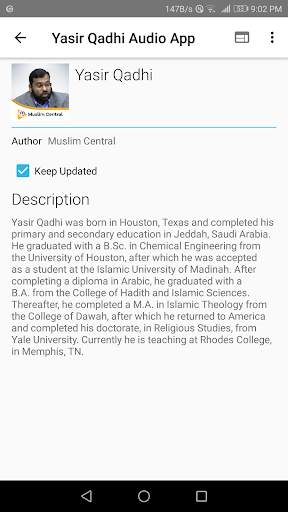 Yasir Qadhi - Audio Lectures screenshot 8