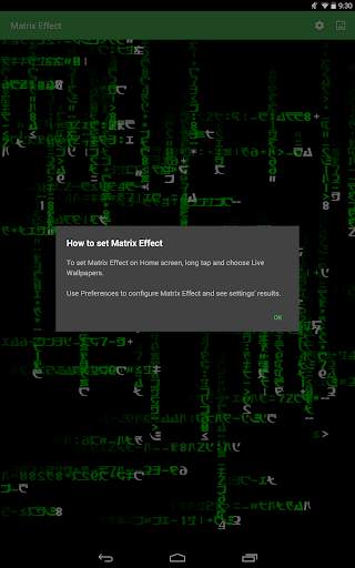 Matrix Effect Live Wallpaper screenshot 11