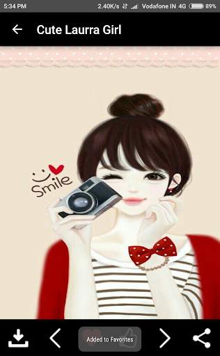 Cute Laurra Girl Wallpaper 7 تصوير الشاشة