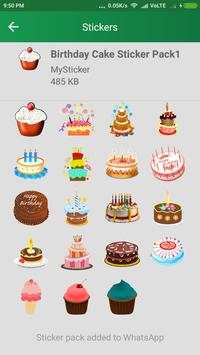 Birthday Stickers For Whatsapp-WAsticker Apps screenshot 2