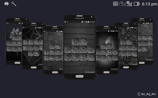 Tha_Black - icon pack screenshot 5