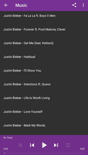 Justin Bieber Music screenshot 3